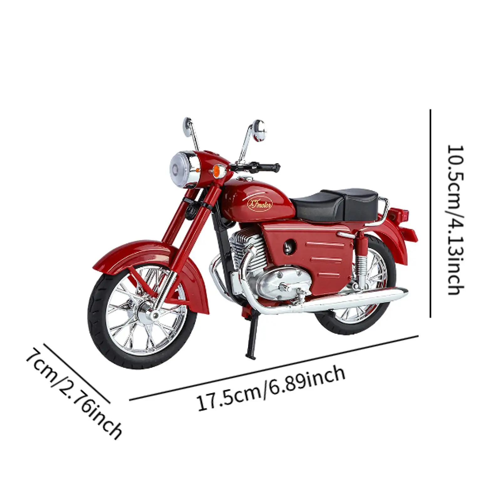 1:10 skala grafika wystrój Vintage symulacja Model motocykla figurka motocykla ozdoba na biurko dla dorosłych syn chłopcy tata Hotel