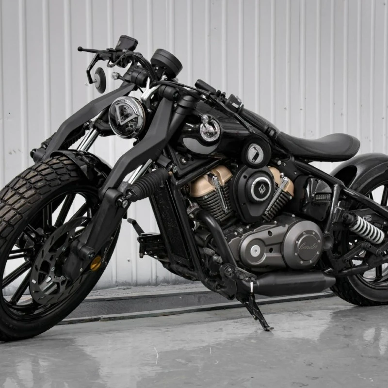Retro Cruise Gray 450 Motorcycle