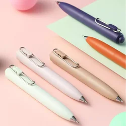 2Pcs Chubby Neutral Pen Press Type Low Center of Gravity Black Pen 0.5mm Kids School Supplies  Office Accessories
