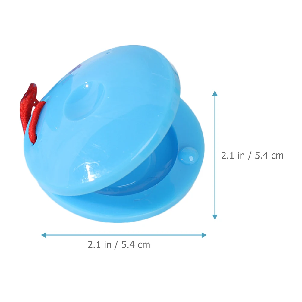 12 قطعة من صنجات البلاستيك لآلات الإيقاع بألوان زاهية موسيقية للتعليم