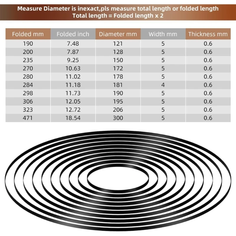 Substituição da correia da plataforma giratória, especificações diferentes, máquina fita cassete, gravador, substituição da