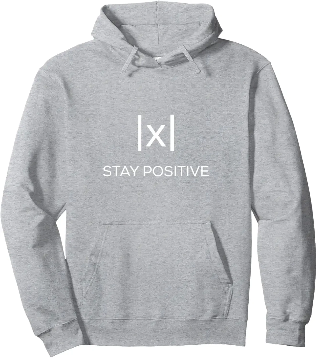 Funny Math Hoodie - Absolute Value Stay Positive Sweatshirt Pullover Hoodie Casual  Personalized Clothing Men's Coat