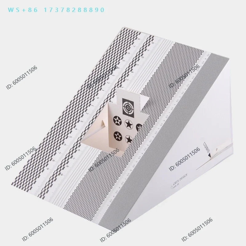 10PCS The fourth generation enlarged camera lens test run focus card high precision test focus card