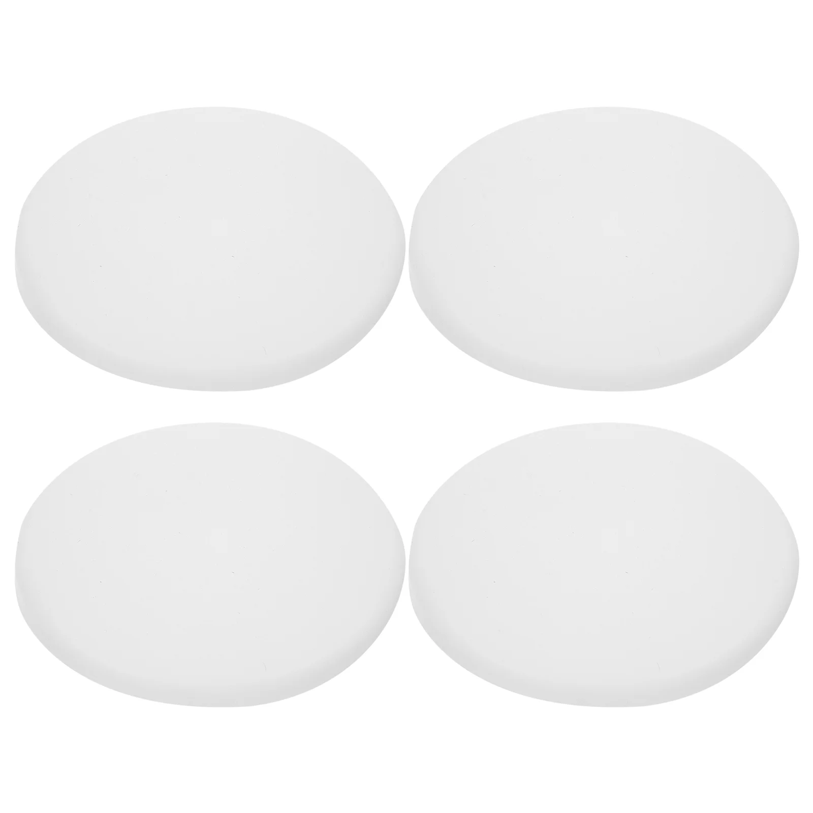 10 Uds perilla de puerta estera anticolisión de silicona almohadillas adhesivas Protector de pared de parachoques gabinete tapón amortiguador de sonido blanco