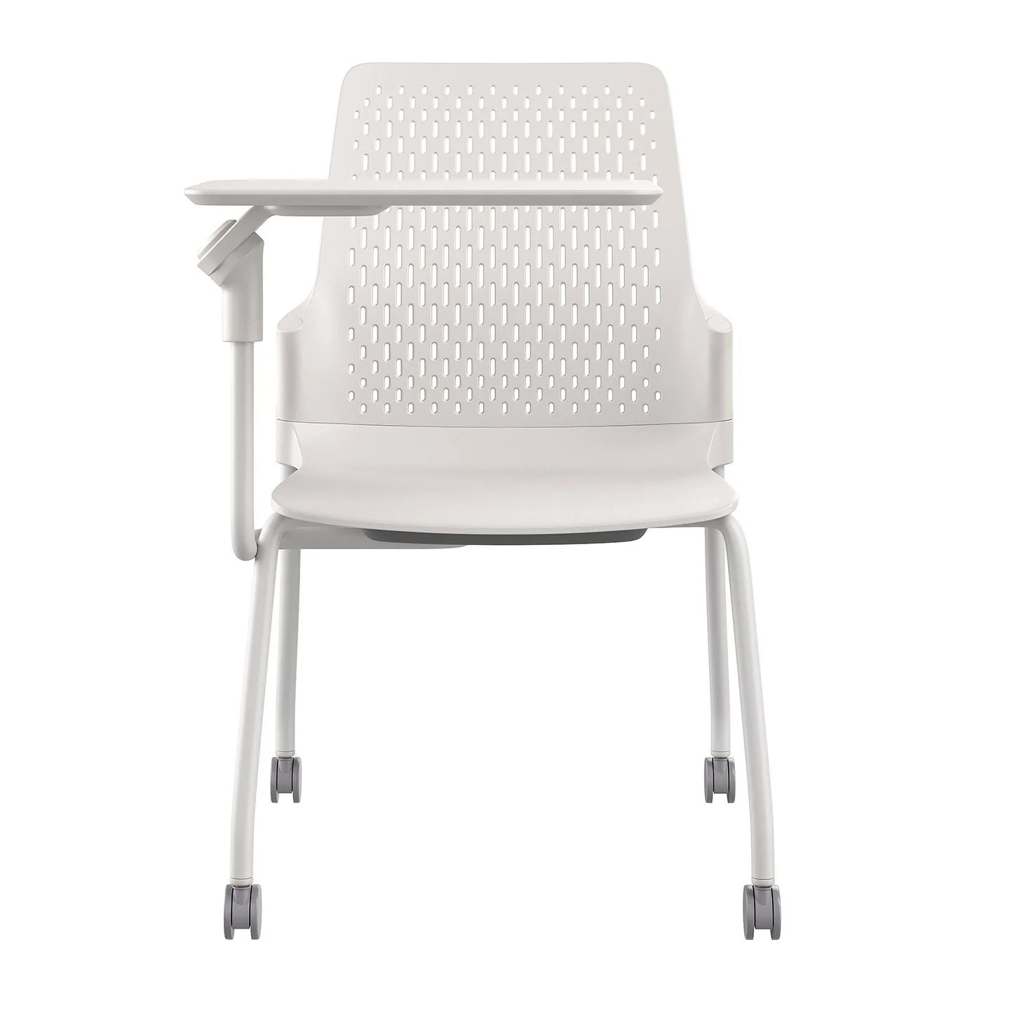 

With writing board, plastic, training chair, room reception, negotiation chair bow