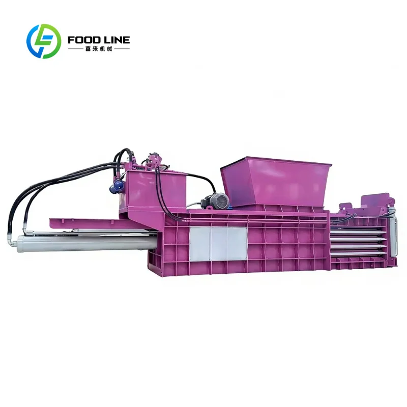 Customized Horizontal Hydraulic Baler, Plastic Film Compactor & Carton/Waste Paper/Scrap Metal Compression Machine