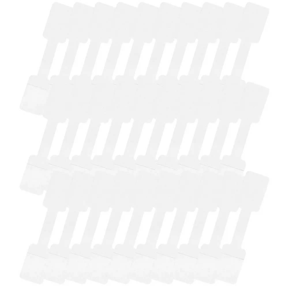 100Pcs Premium Jewelry Price Tags Blank Adhesive Paper Labels for Rings Necklaces Earrings Bracelets Watches DIY Crafts