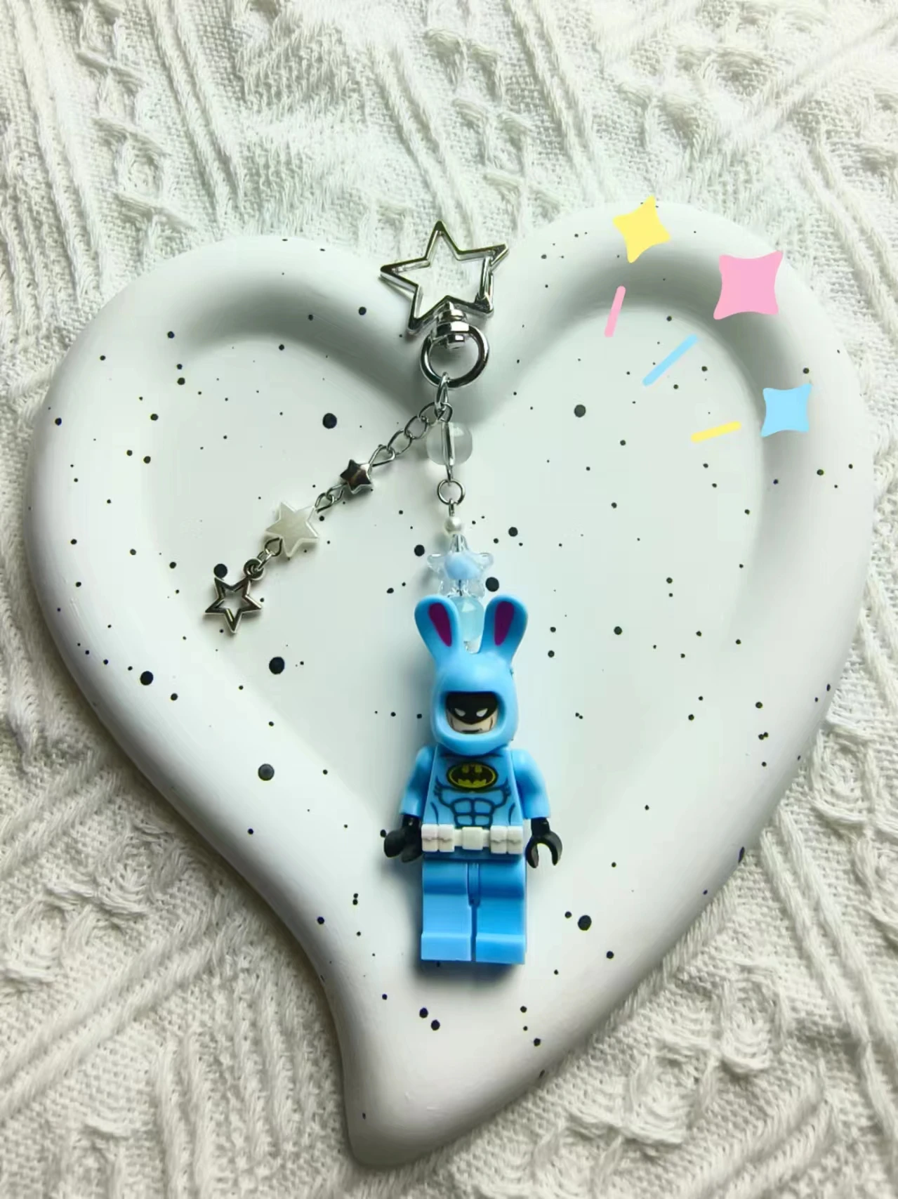 Butterfly Rabbit Elf Bat Keychain Y2K