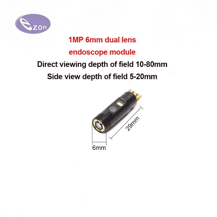 1MP 6mm dual lens can be switched using USB endoscope module EZ-EN60D-P