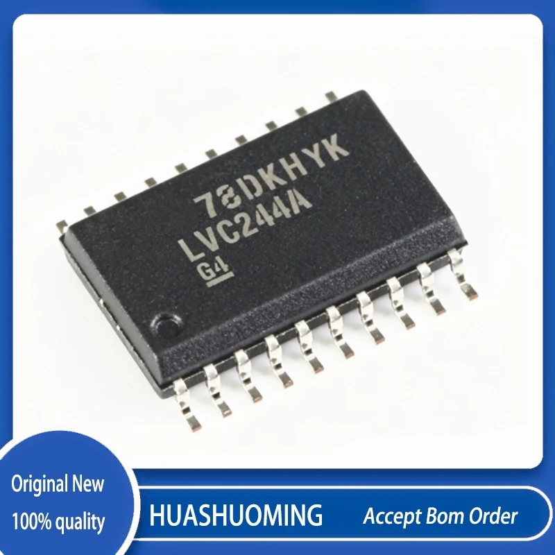 10Pcs/Lot  SN74LVC244ADWR SN74LVC244ADW SN74LVC244AD 74LVC244A LCV244A SOP-20