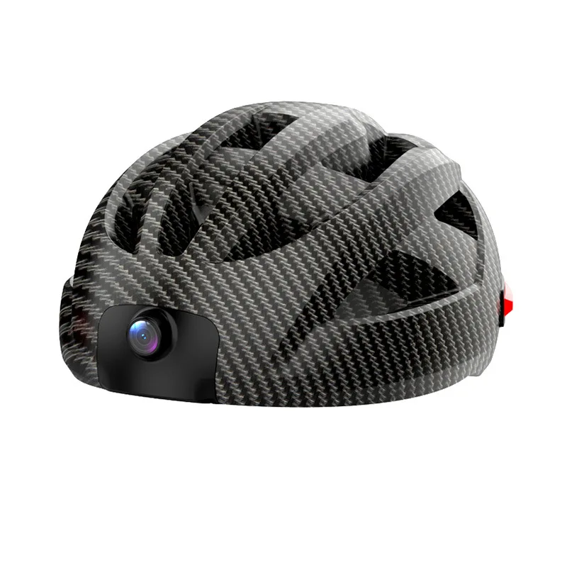 Smart for Cycling Helmet with Music & Calls 720P Video Recorder Tail Light Custom Fit Made in China