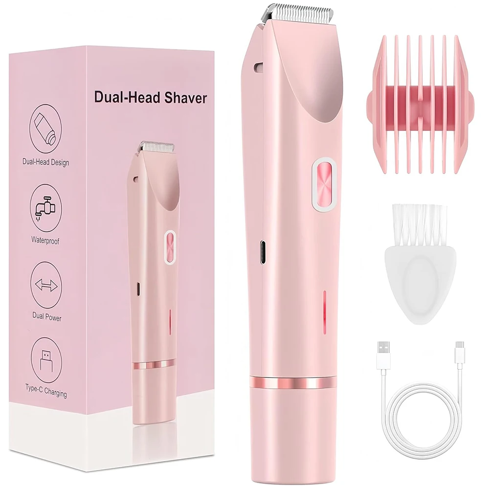 1-conjunto-de-aparador-de-pelos-duplo-para-mulheres-depilador-eletrico-2-em-1-a-prova-d'Agua-e-facil-de-limpar-para-rosto-queixo-virilha-axilas-e-pernas