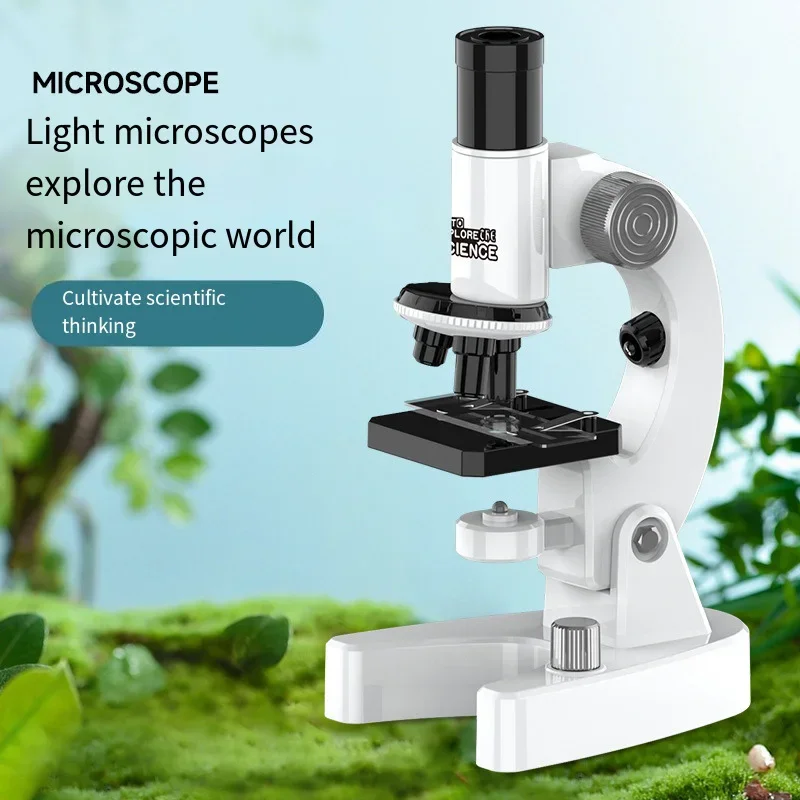 HD Optical Microscope Childrens Microscope Elementary School Children Science Experimental Biology Microscope Digital Microscope