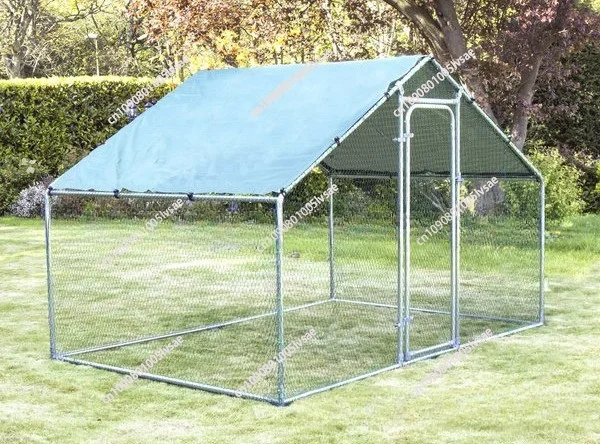 Large chicken galvanized anti-rust chicken running cage galvanized pipe waterproof cage metal immersion wire mesh