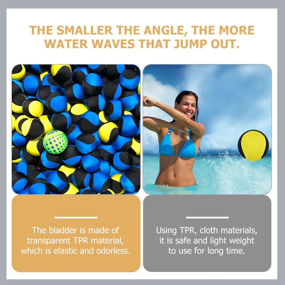 

Water Bouncing Ball Tpr Cloth Material Lightweight Beach Sports Ball for Family Kids Party Swimming Pool Play