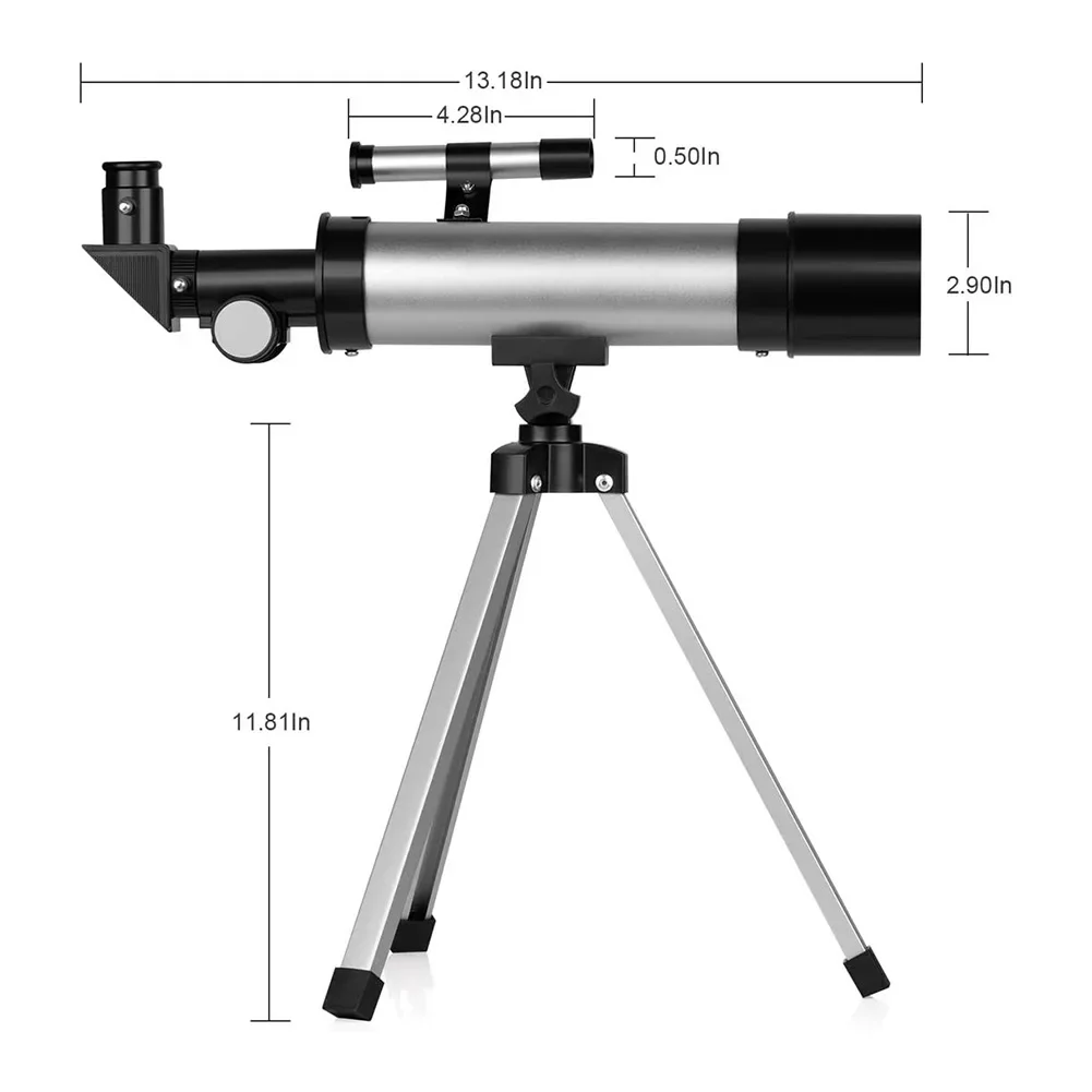 Kids Astronomical Telescope Professional Reflect Spyglass Education Science Beginners Monocular With Tripod Camping Travel Gifts