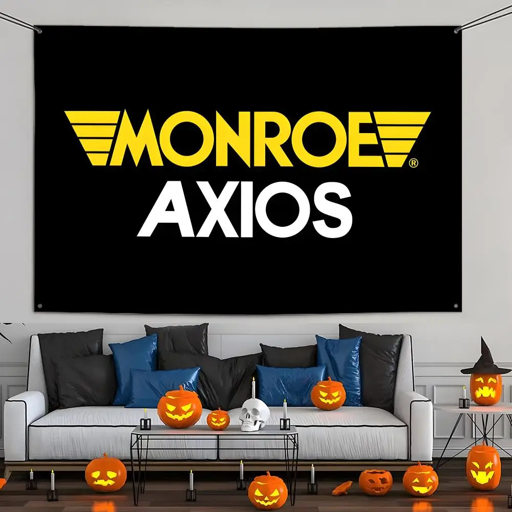 Mon-roes Shocks Flags Aesthetic Wall Tapestry Printed Wall Hanging Living Room Party Outdoor Decor