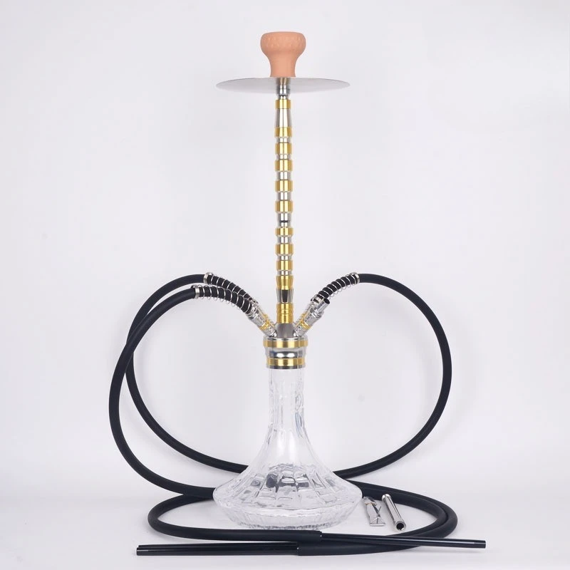 

Large Golden Hookah, Bar 4 Tube Hookah Set