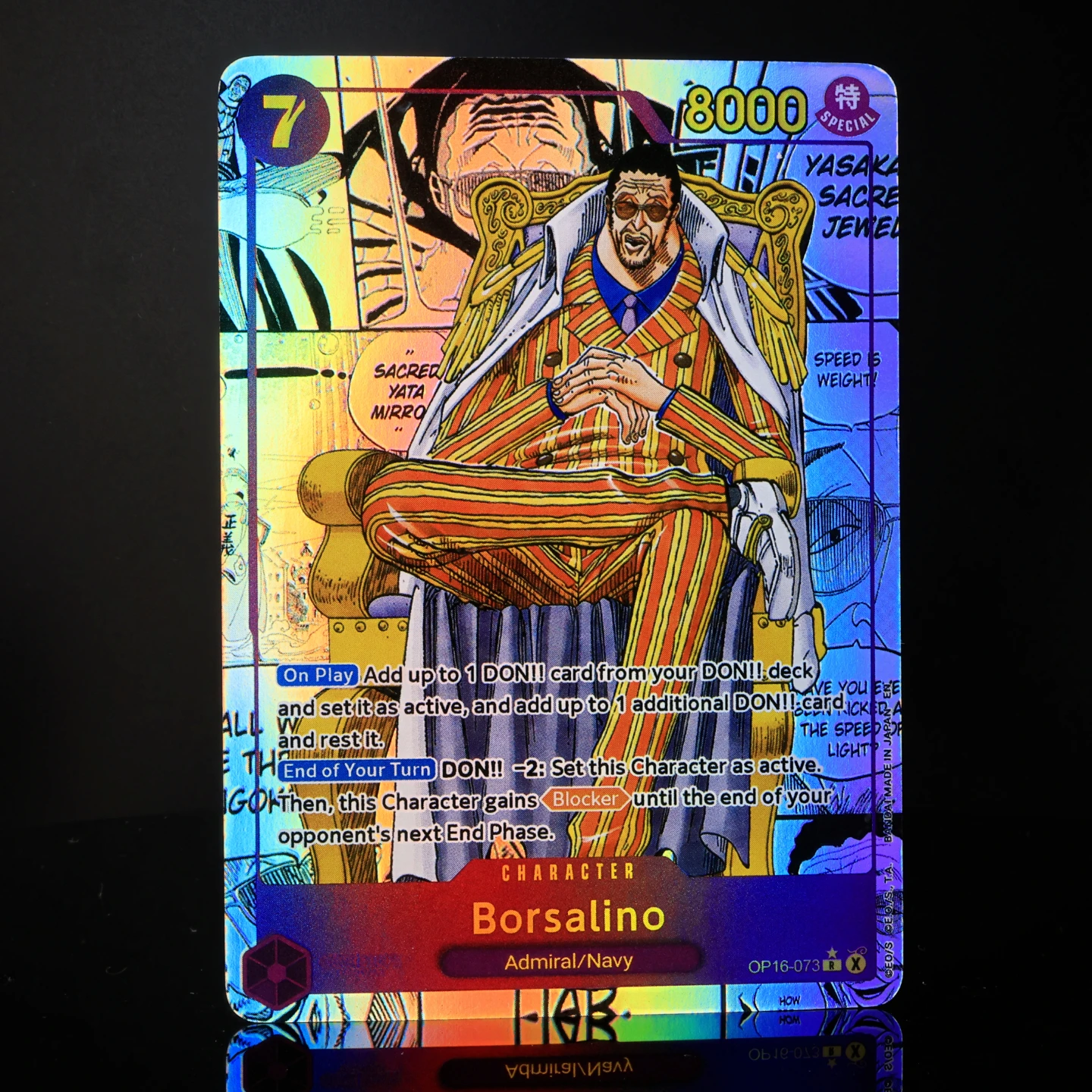 one piece card game kizaru Borsalino Four Emperors OP16-073 R Japanese OP16-073_p2 Borsalino One Piece Card