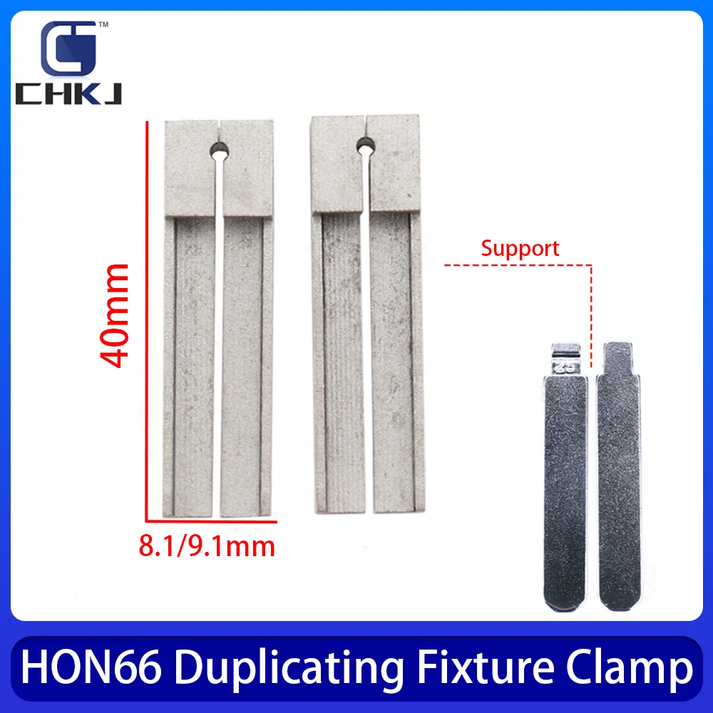 

CHKJ 2PCS/set For Honda Key Cutting Vertical Key Duplicating Machines Spare Parts Clamp Out Milling Key Machine Fixture Parts