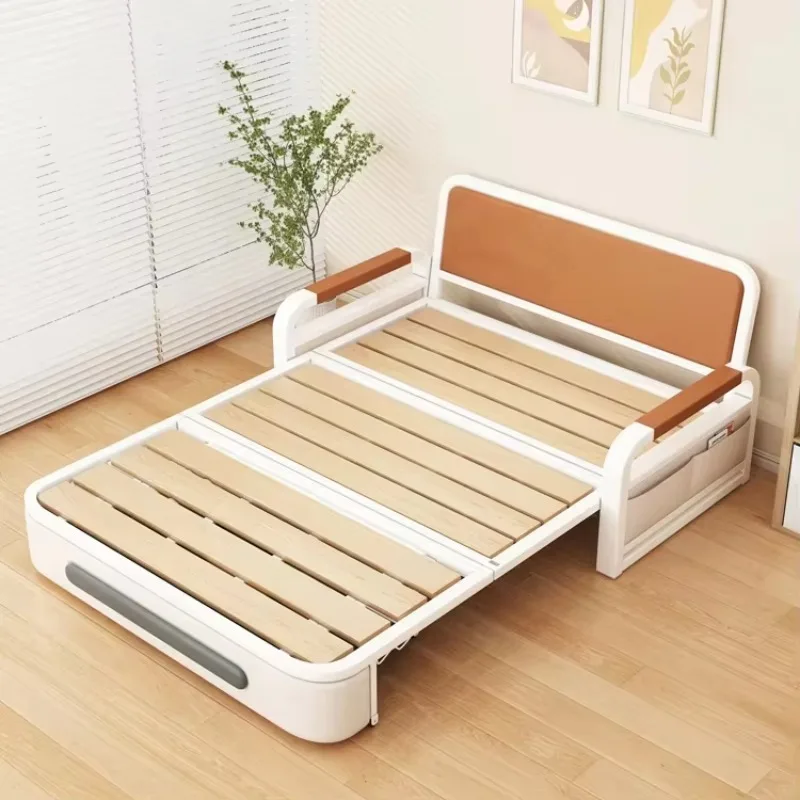 Divano letto singolo pieghevole soggiorno letto singolo balcone divano letto multifunzionale in pelle