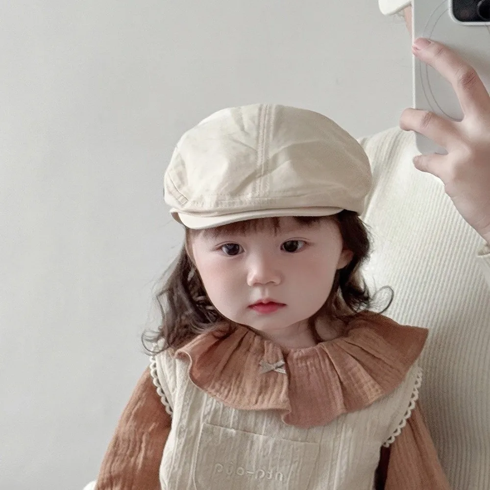 

New Fashion Beret BOSTON Embroidery Lightweight Peaked Cap Forward Hat