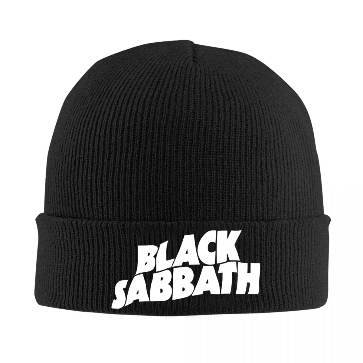 Black Sabbathe Beanie Hats rock band Vintage Caps Men Women Unisex Kpop Knitting Hat Autumn Winter Graphic Warm Beanie Hat