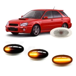 for Subaru Impreza GD WRX GDA GDB GD9 Sport Wagon GG 2002 - 2011 Sequential LED Side Marker Turn Light Signal Lamp Accessories