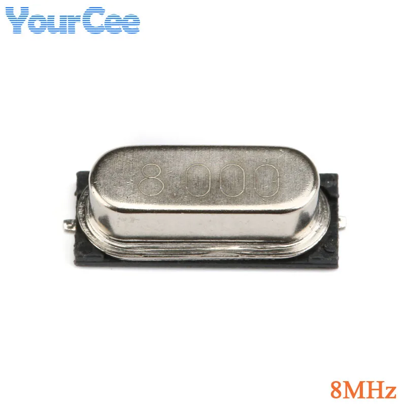 20Pcs 8MHz 49SMD Crystal Oscillator Crystal SMD Passive 20PF ±20PPM 8M
