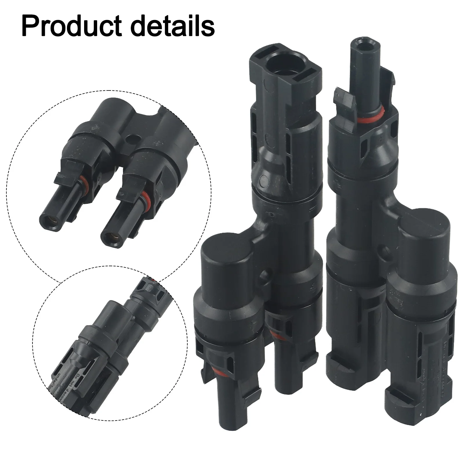 Optimal Performance Solar Panel Connector Photovoltaic Connector Compatible With PV Cables Easy To Install II Safety Rating