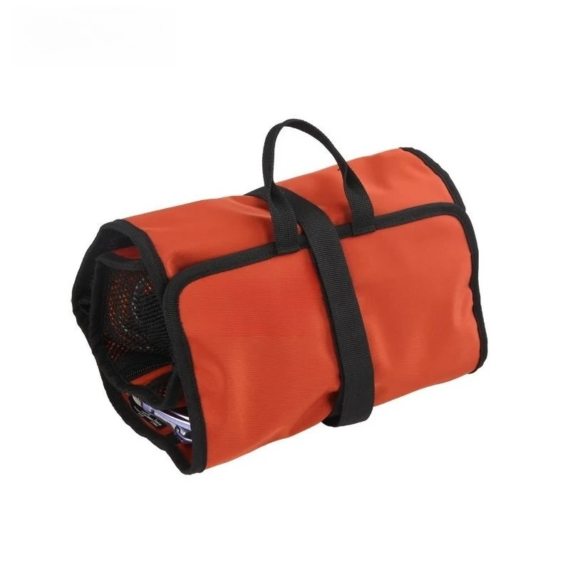 Anti‑Scratch Storage Pouch With Bundling Strap For Quick‑Draw Outdoor Climbing Mountaineering Ice‑Climbing Gear Accessory