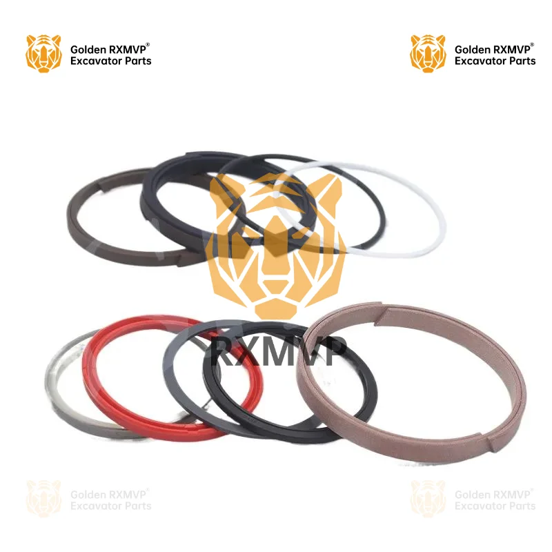 For Hitachi EX100 large medium arm bucket arm walking and tightening oil cylinder oil seal sealing ring excavator accessories