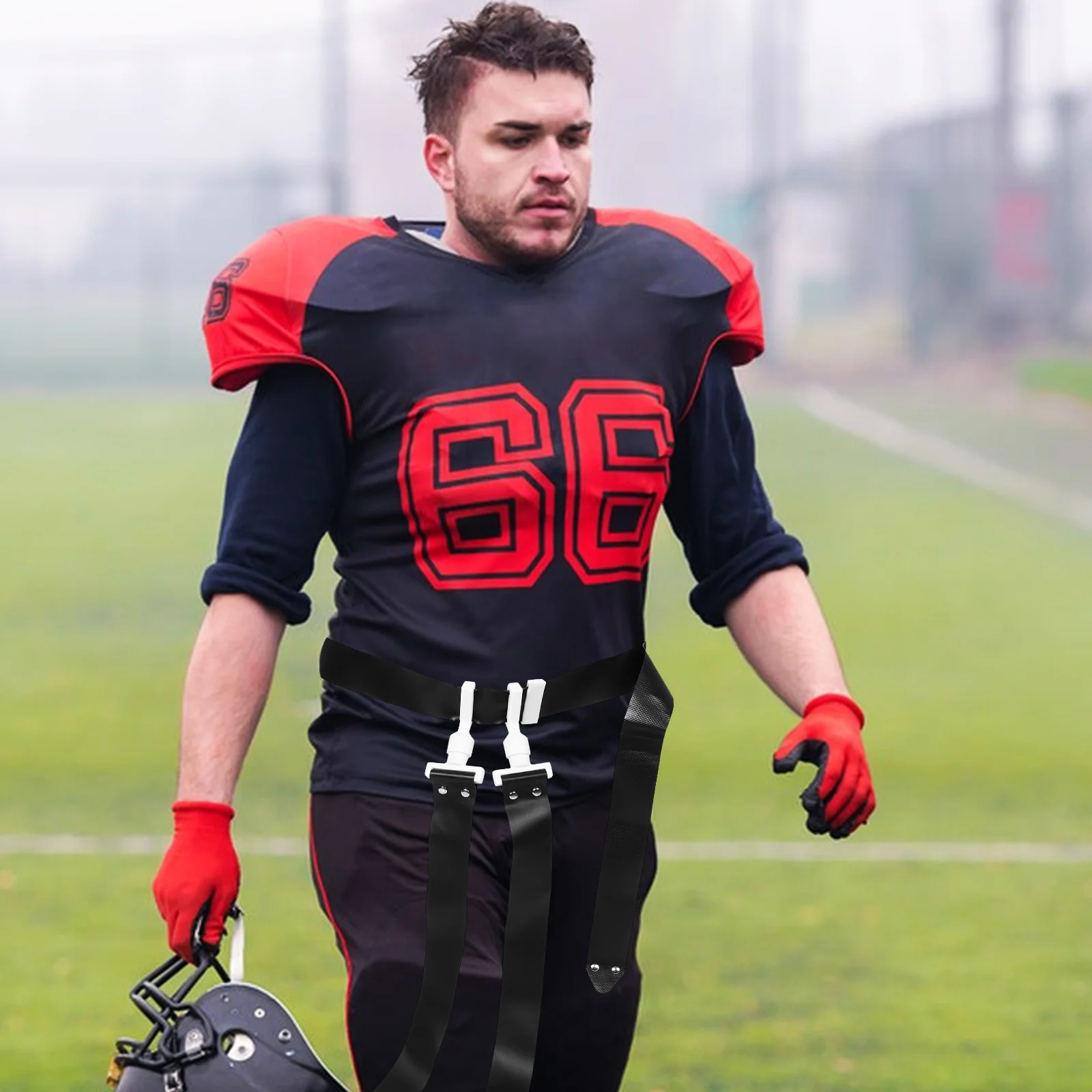 1 قطعة مجموعة قابلة لإعادة الاستخدام قابل للتعديل الخصر العلم حزام للرجال كرة قدم رياضية اكسسوارات الرجبي حزام العلم معدات كرة القدم الدعامة