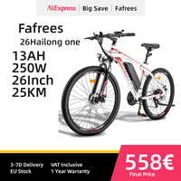 FAFREES 26 Hailong One 250W Electric Bicycle 26Inch Bike 36V 13Ah Adult Electric Motorcycle Ebike Outdoor MTB Mountain Bicycle