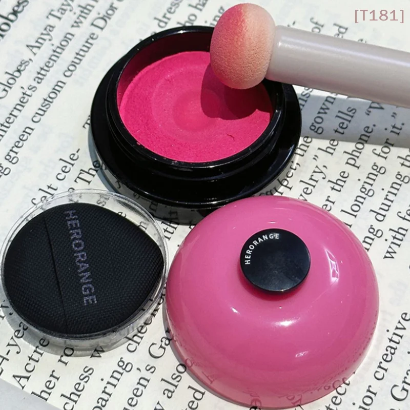 HERORANGE Monochrome Matte Cream Blush Waterproof Long-Lasting Cheek Color, Blendable Buildable Formula For Natural Matte Finish