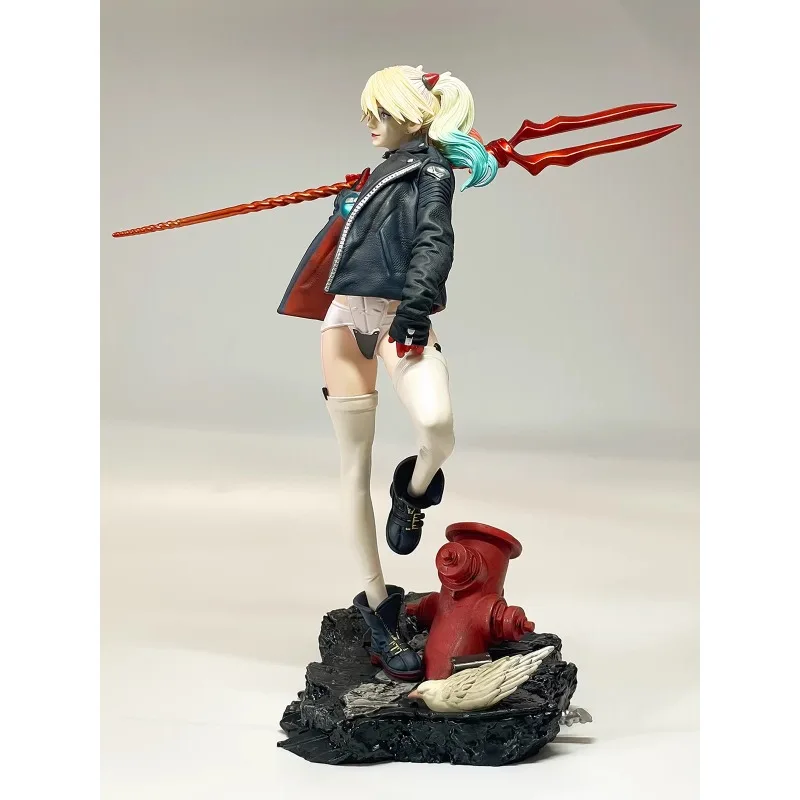 

In Stock 1/6 Scale Female Soldier 33cm Harley Quinn Female Beauty Toys Model Statue for Action Figures Collecting Displaying