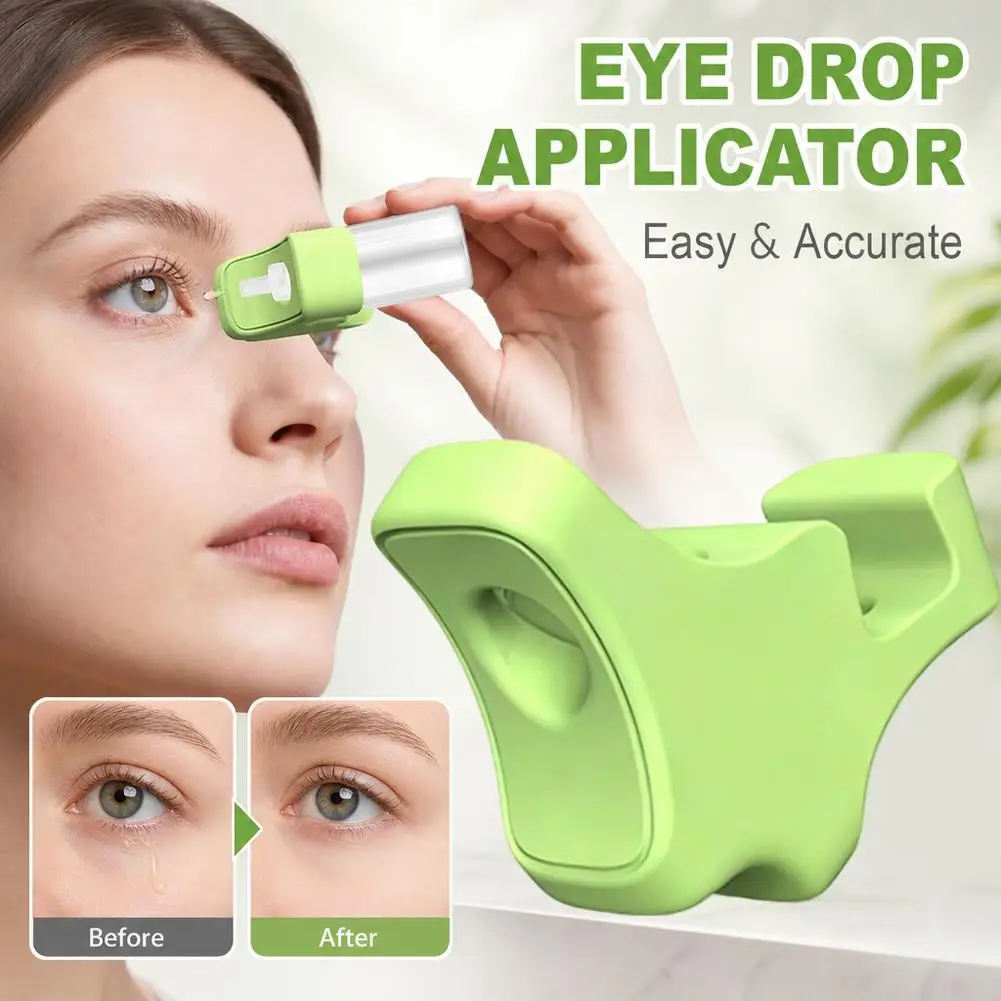 Eye Dropper Guide Applicator reusable Eye Drops Helper Eye Drops Artifact Auxiliary Bracket Eyedrop Guide Aid Applicator