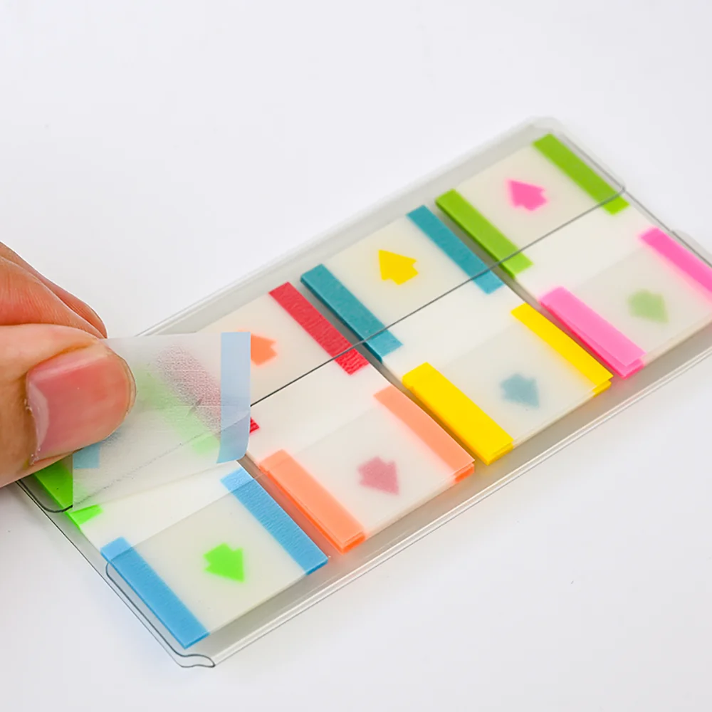 Pfeilflaggen, Haftnotizen, beschreibbar, einfache Lesezeichen, Point It Marker, Klassifizieren von Dateien, bunte Indexregisterkarten, Bürobedarf