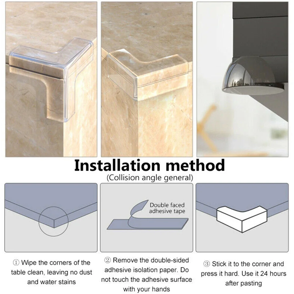 4 Stuks Kind Baby Tafel Hoek Rand Beschermers Clear Rubber Meubelen Hoek Rand Tafel Kussen Beschermer Baby Veiligheid