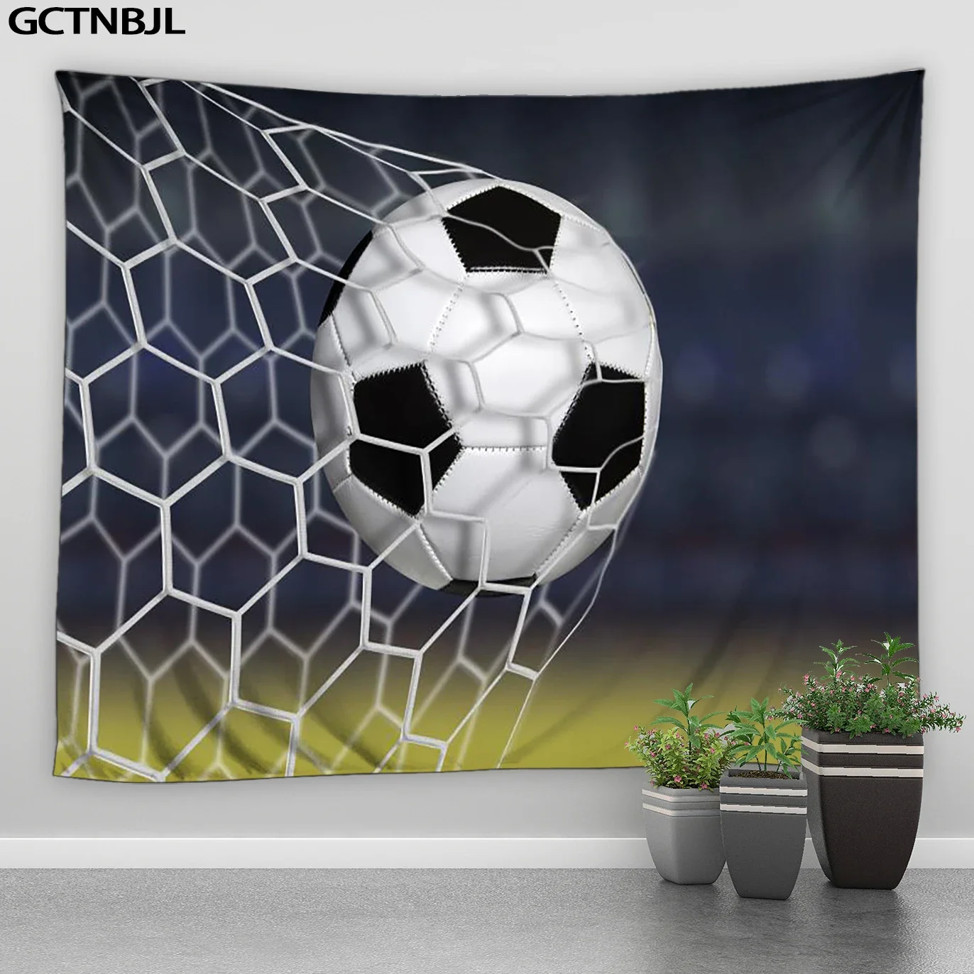 Football Field Tapestry,Green Grass Arena for Sports Fight Soccer Small Tapestries for Living Room Dorm Decor wall Tapestry Clot