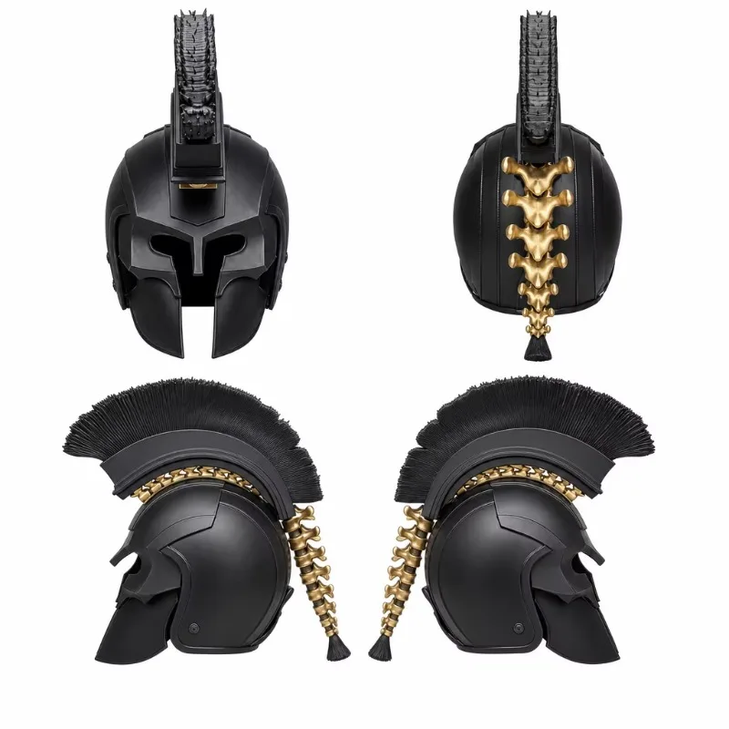 Spartan Gladiator Custom Motorcycle Helmet Full Face Personalized Matte Black Warrior Racing Helmets