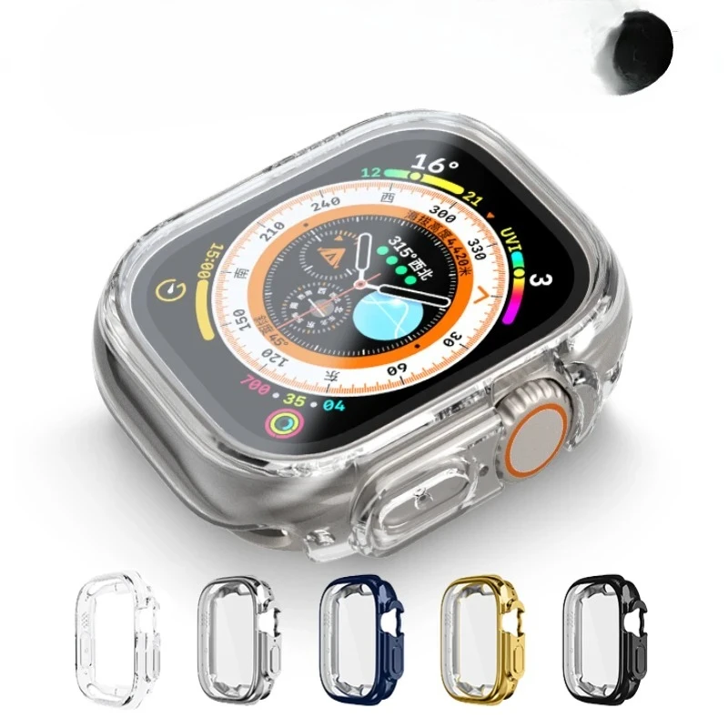 Корпус Watch Ultra 3 49 мм 11 10 9 8 7 42 мм 46 мм 45 мм 41 мм Всестороннее защитное стекло iWatch 6 5 4 SE 44 мм Крышка