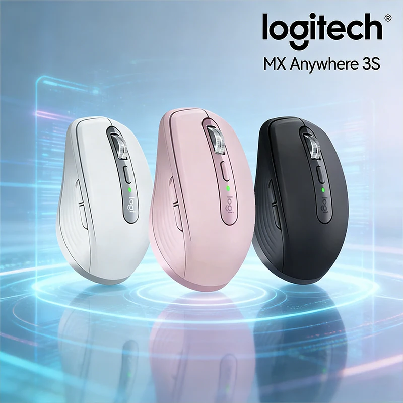 

Беспроводная мышь Logitech MX Anywhere 3S, компактная, легкая, идеально подходит для деловых поездок и мобильных офисов
