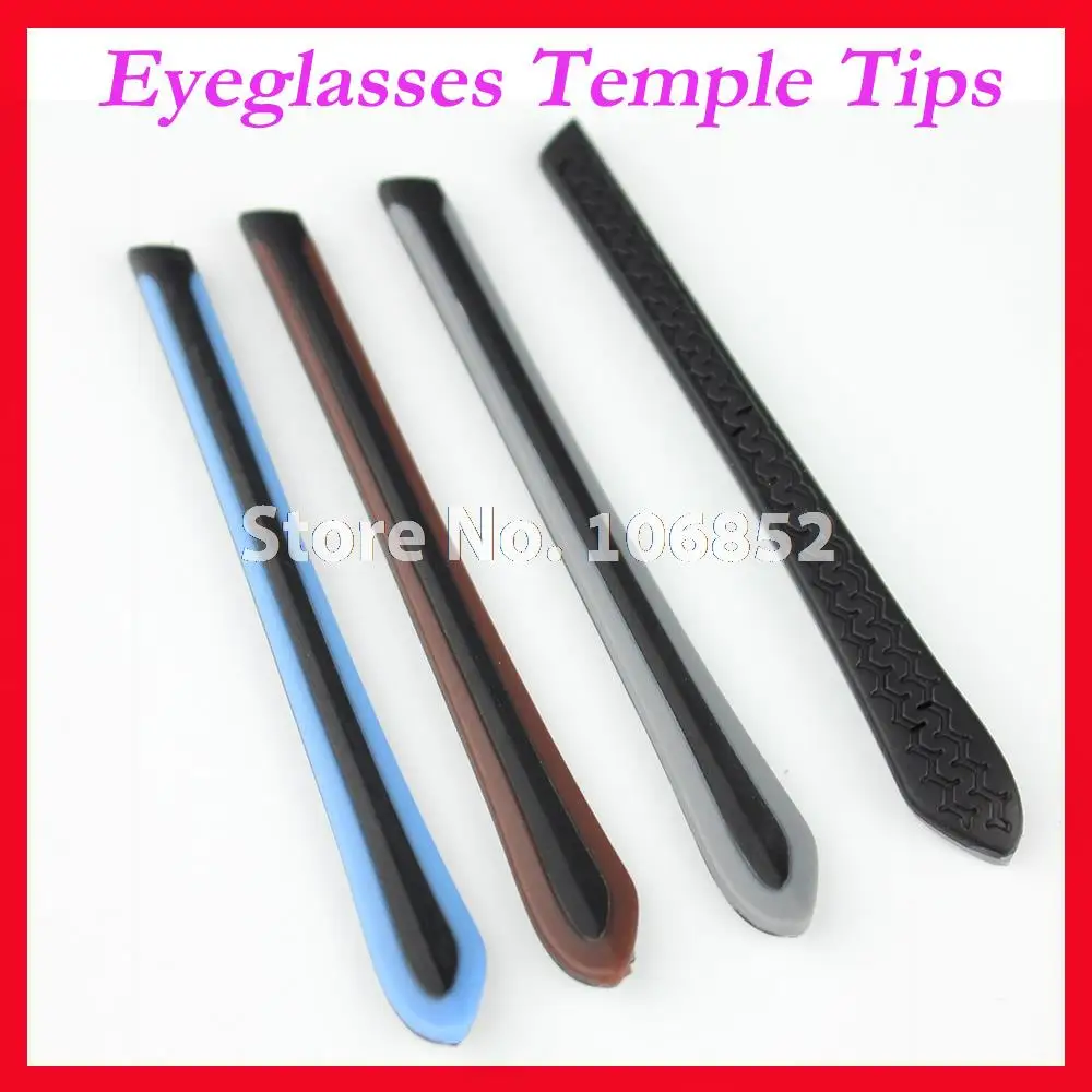 

200pcs ET-007 Double Colors Anti Slip Eyeglasses Glasses Temple Tips Accessories For Sunglasses Temples