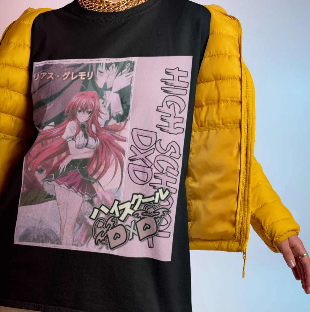 

High School DxD Anime Tee Anime Shirt Rias Gremory Tshirt Akeno Himjima T-Shirt