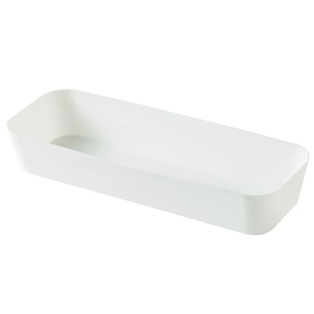Large Capacity Storage Storage Box Small Box Clearer Classification Drawer Kitchen Partition For Dressing Table Drawer White