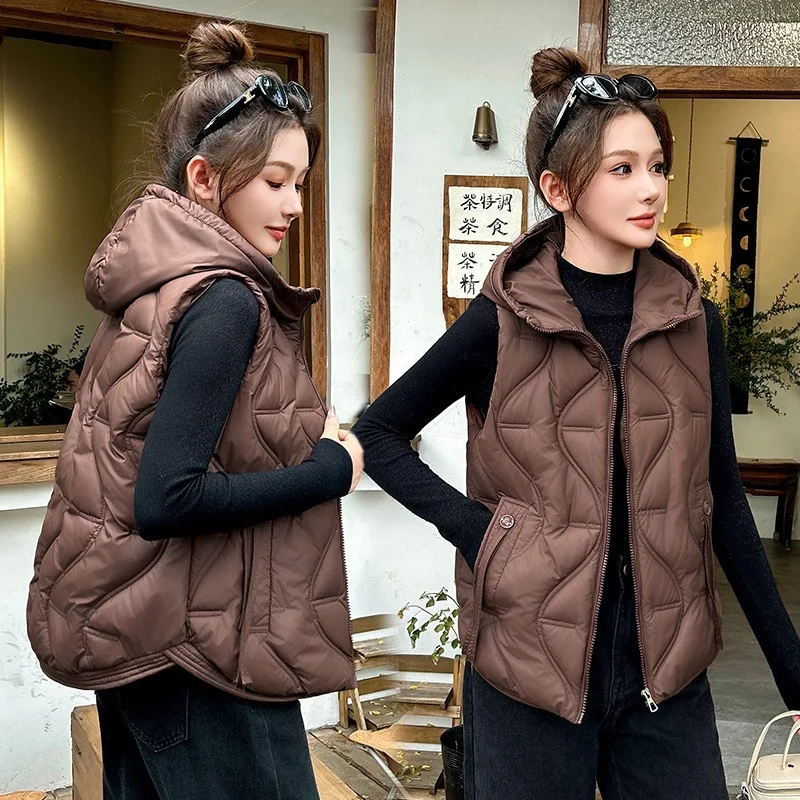 جديد 2025 أسفل القطن سترة المرأة 2025 الخريف الشتاء الكورية أنيقة سميكة الدافئة أكمام سترة للسيدات معطف ملابس خارجية