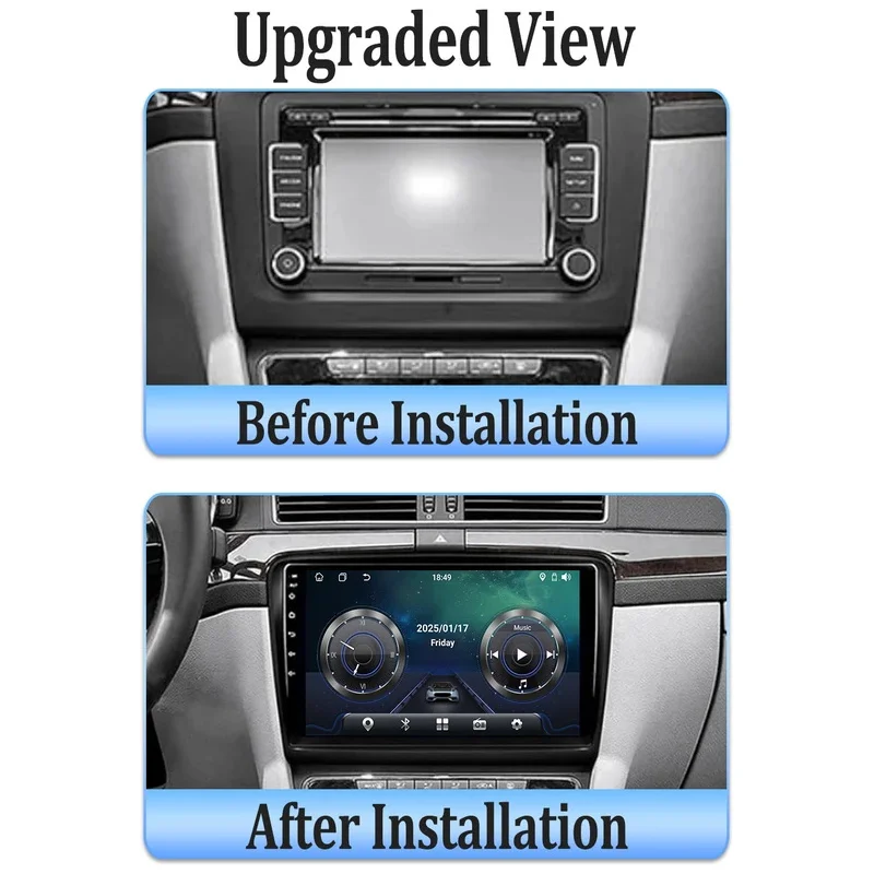 Android Car Radio Player For Skoda Superb 2 B6 2008 2009 2010 2011 - 2015 Screen 8 Core Automotive Multimedia RDS 5G Wifi