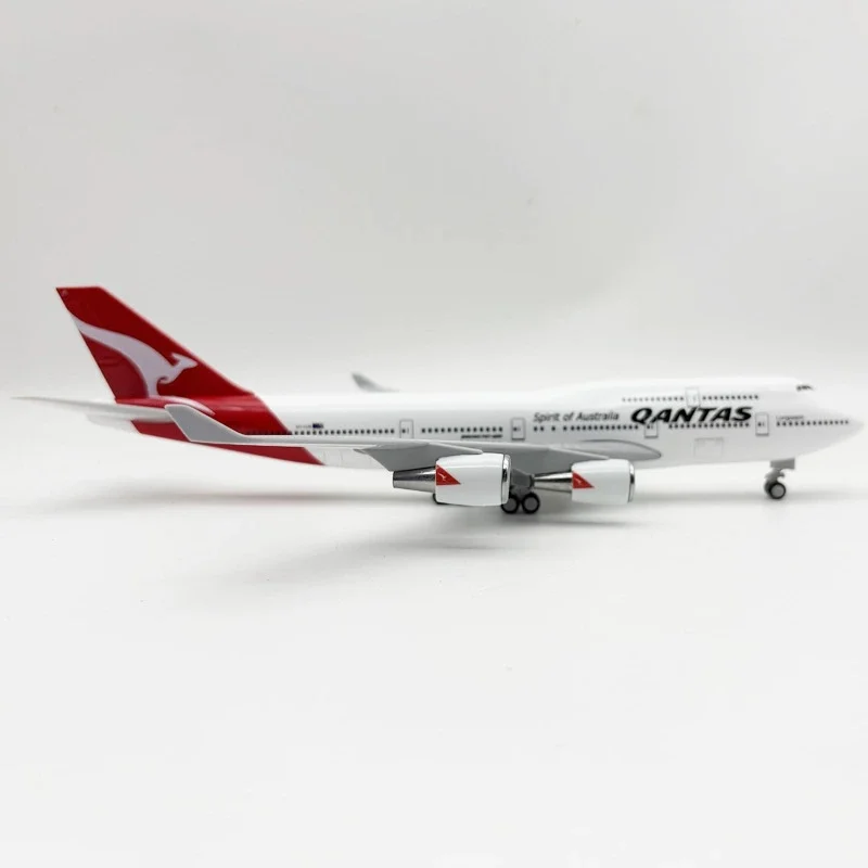 

Diecast Resin Aircraft Model 1/250 Scale 30cm B747 Australia Airlines Qantas Airways With Landing Gear Model Airplane Home Decor