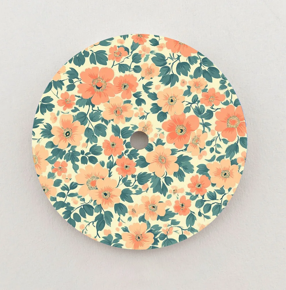 NH35 Dial 28.5mm Dial Creative Flowers Series Arabic Numeral Dial NH36 Dial High-Quality Dial Fit NH35/36 Movement Custom LOGO